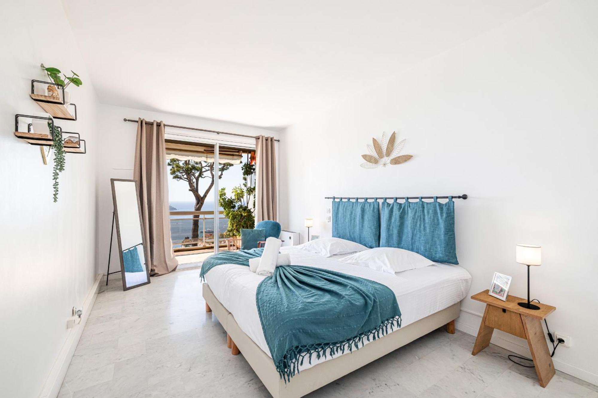 Extraordinary Sea View - 1 Bdr With Ac Apartment Villefranche-sur-Mer Bagian luar foto
