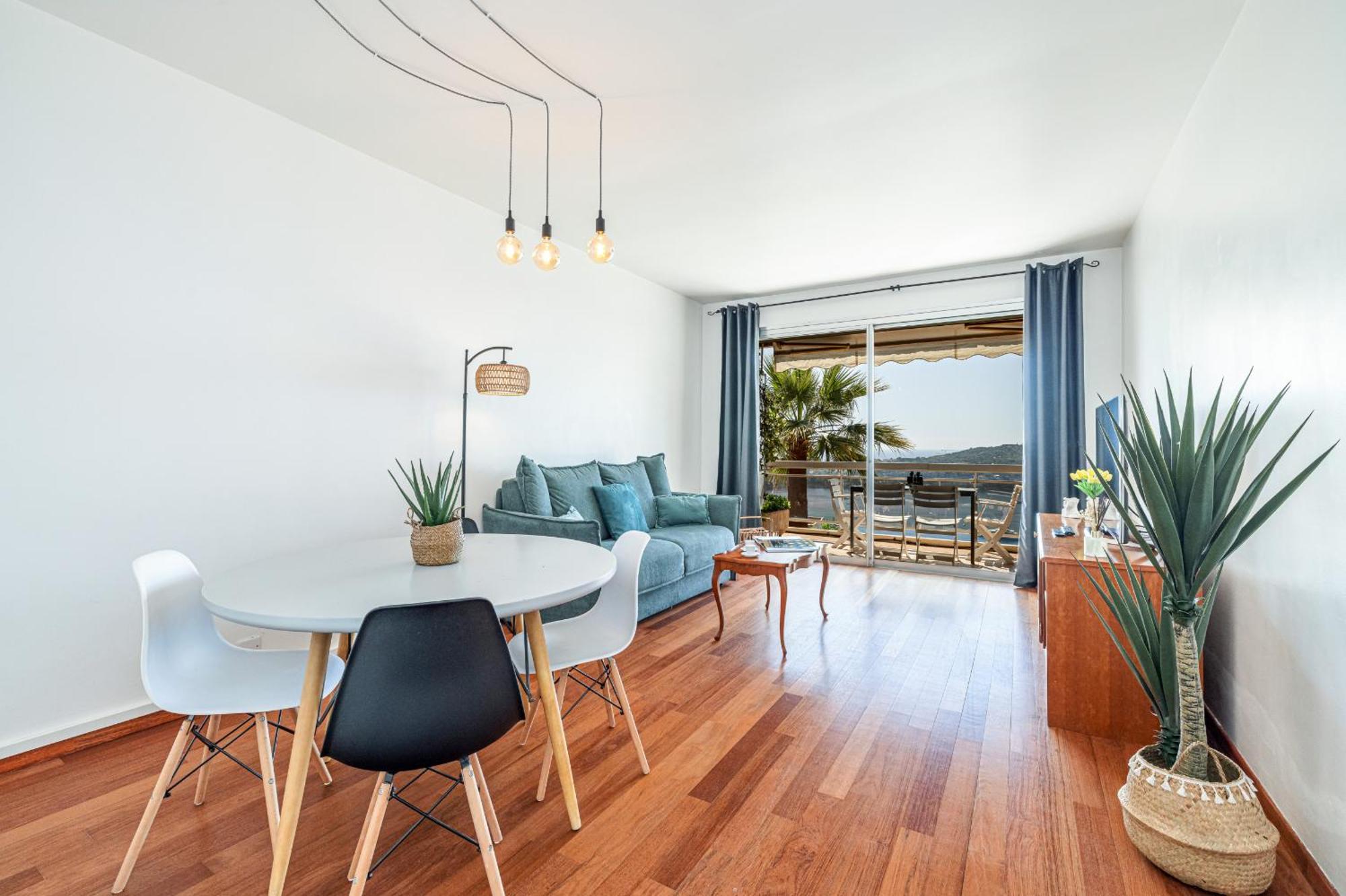 Extraordinary Sea View - 1 Bdr With Ac Apartment Villefranche-sur-Mer Bagian luar foto
