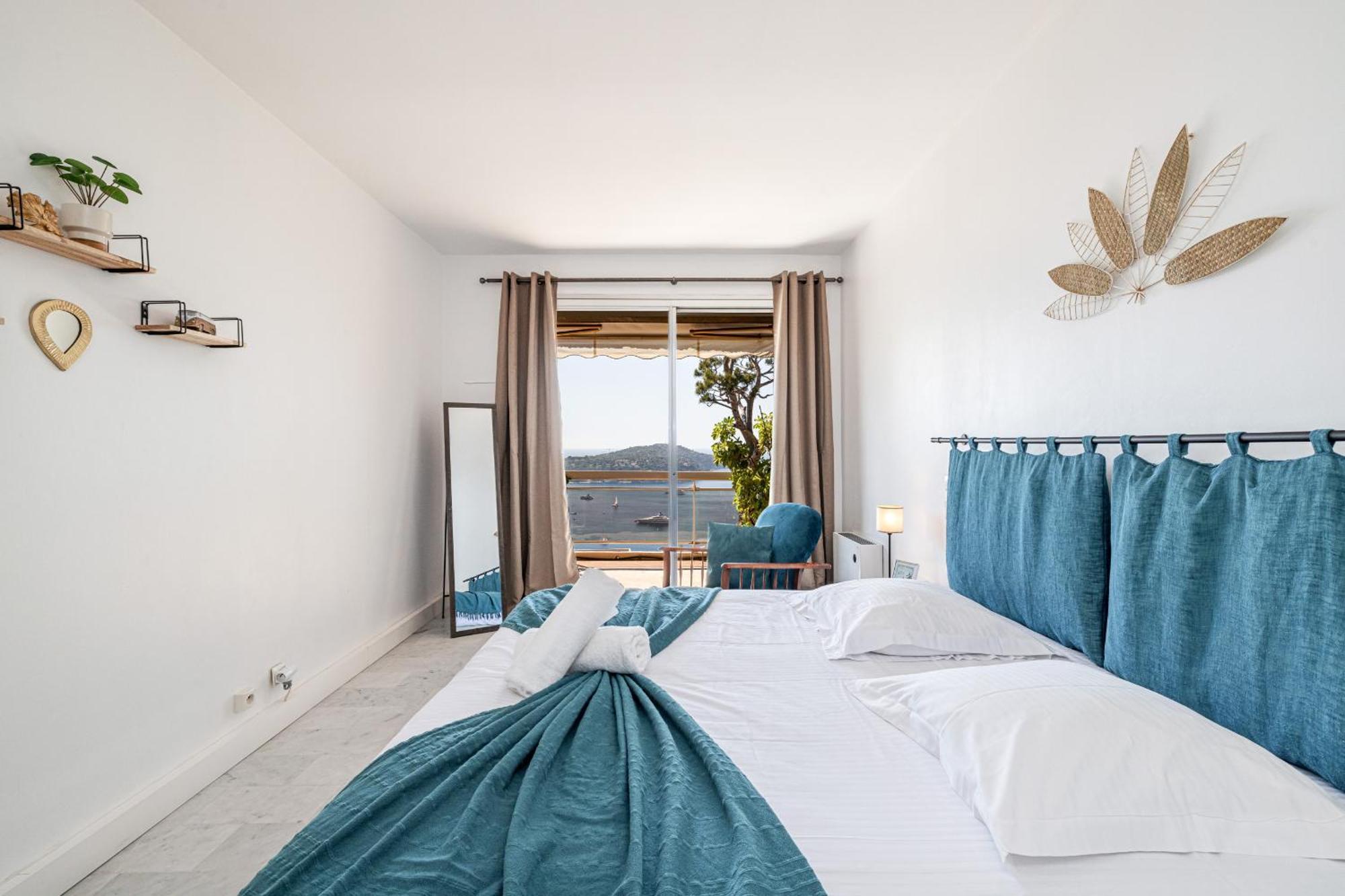 Extraordinary Sea View - 1 Bdr With Ac Apartment Villefranche-sur-Mer Bagian luar foto