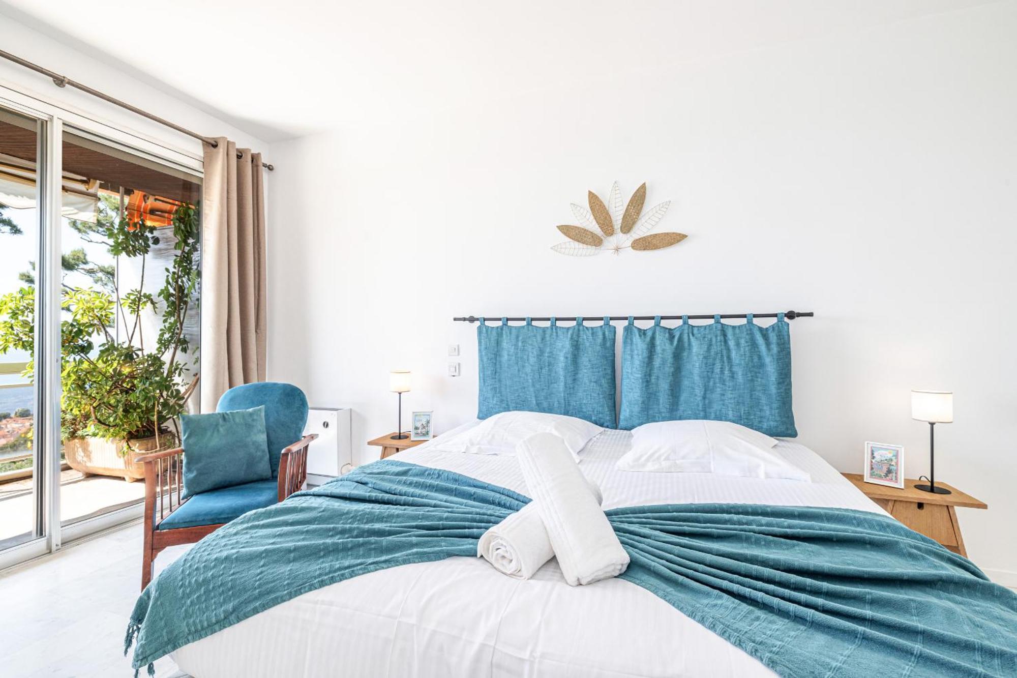 Extraordinary Sea View - 1 Bdr With Ac Apartment Villefranche-sur-Mer Bagian luar foto