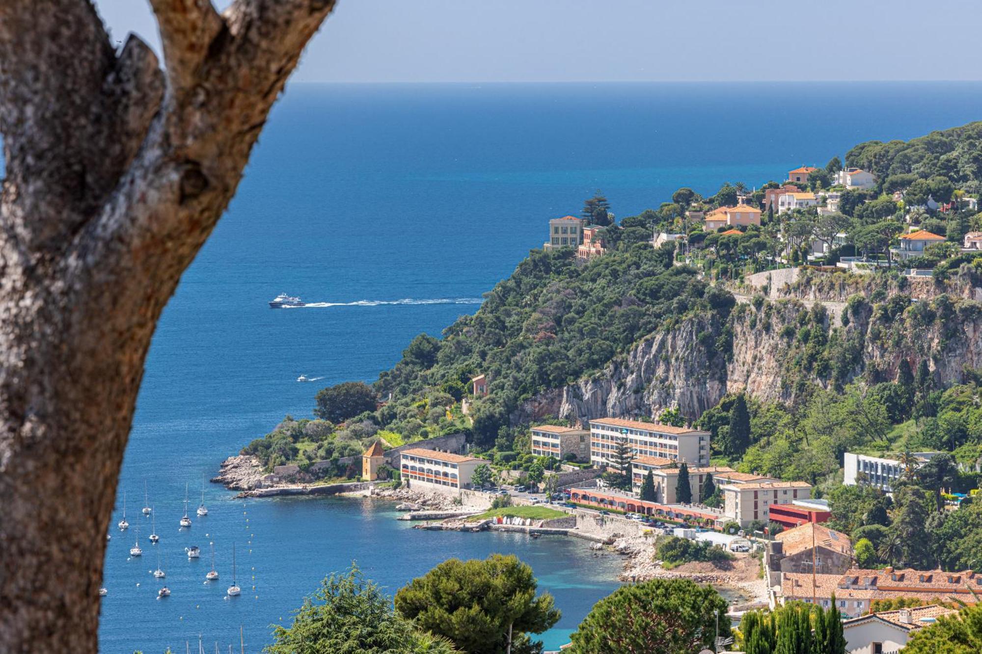 Extraordinary Sea View - 1 Bdr With Ac Apartment Villefranche-sur-Mer Bagian luar foto