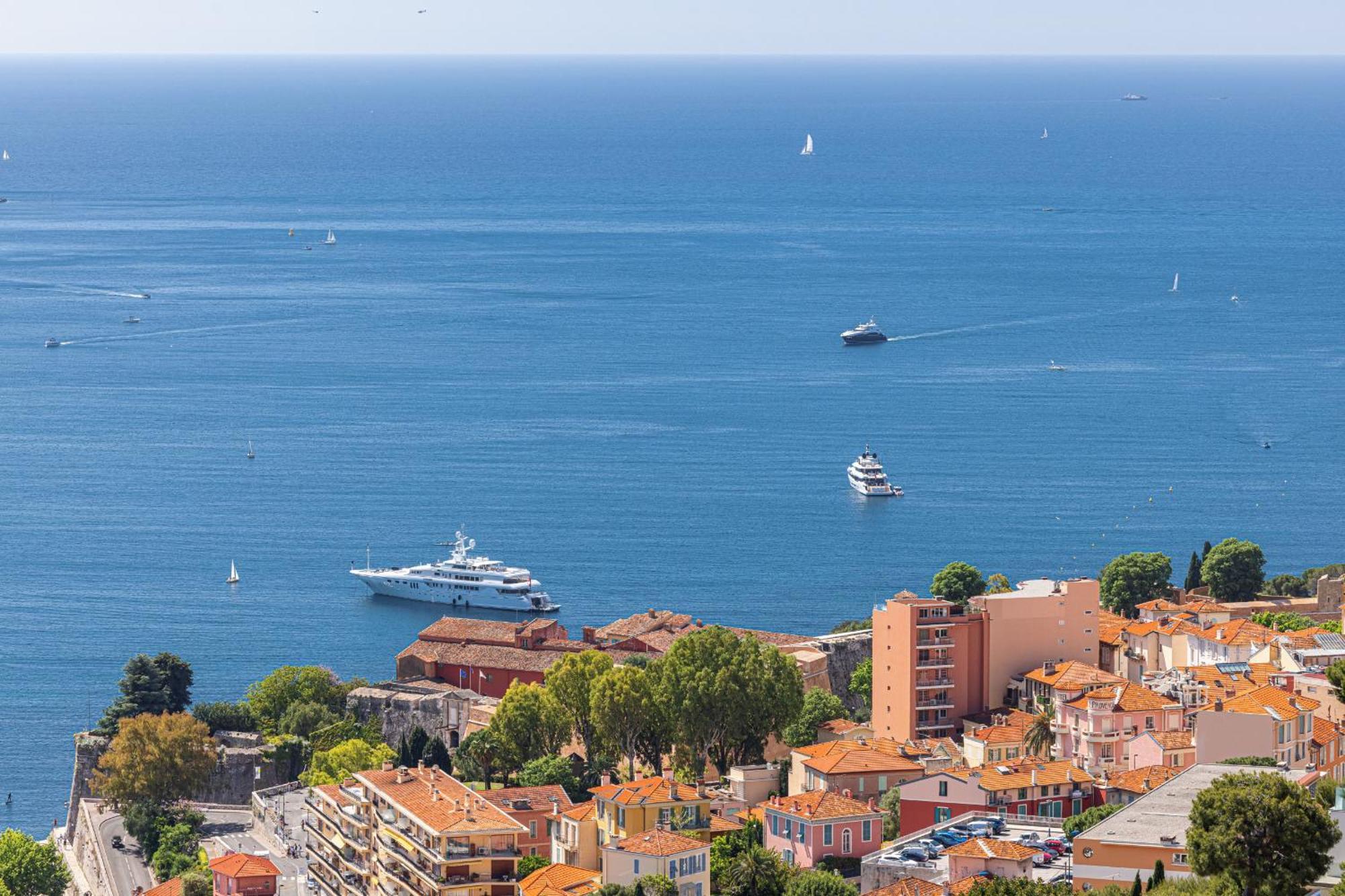 Extraordinary Sea View - 1 Bdr With Ac Apartment Villefranche-sur-Mer Bagian luar foto
