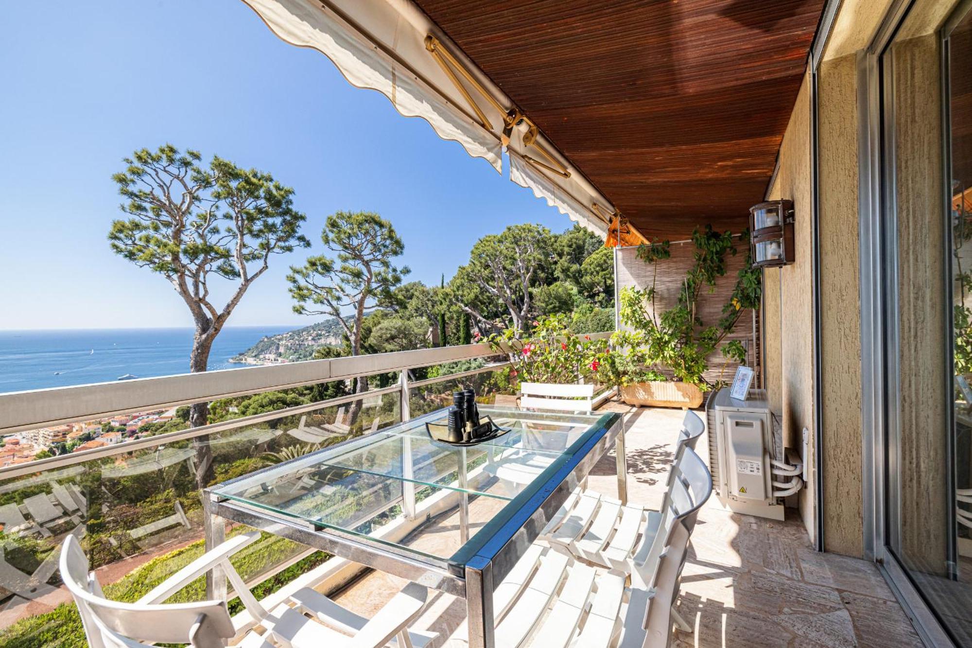 Extraordinary Sea View - 1 Bdr With Ac Apartment Villefranche-sur-Mer Bagian luar foto