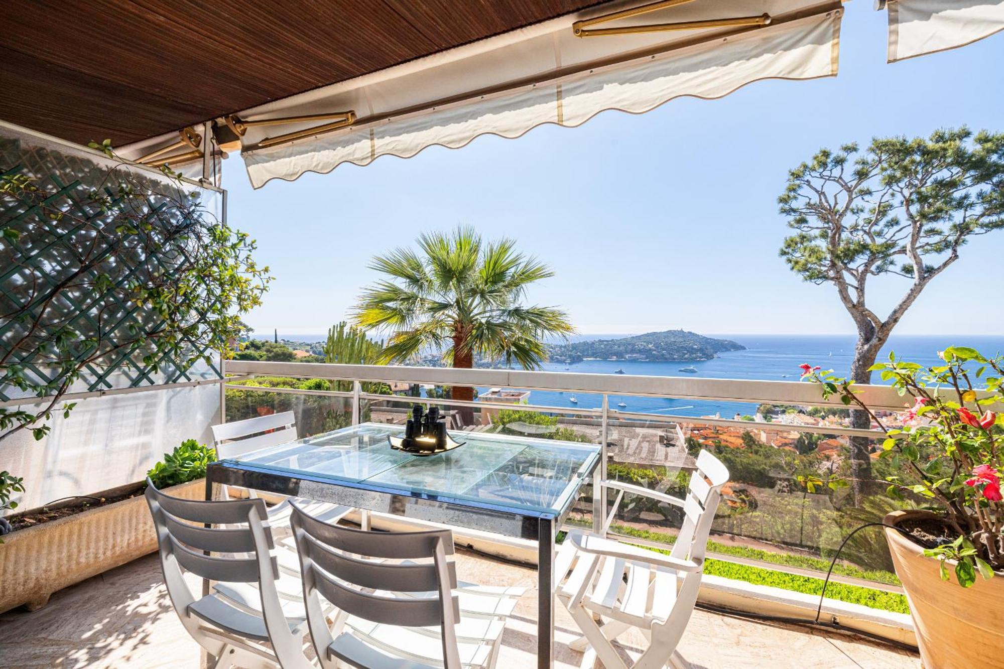 Extraordinary Sea View - 1 Bdr With Ac Apartment Villefranche-sur-Mer Bagian luar foto